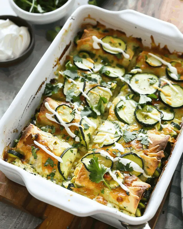 Zucchini Enchiladas