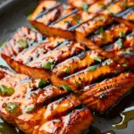 Glazed Grilled Salmon Fillets