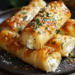 Oven Fried Feta Rolls