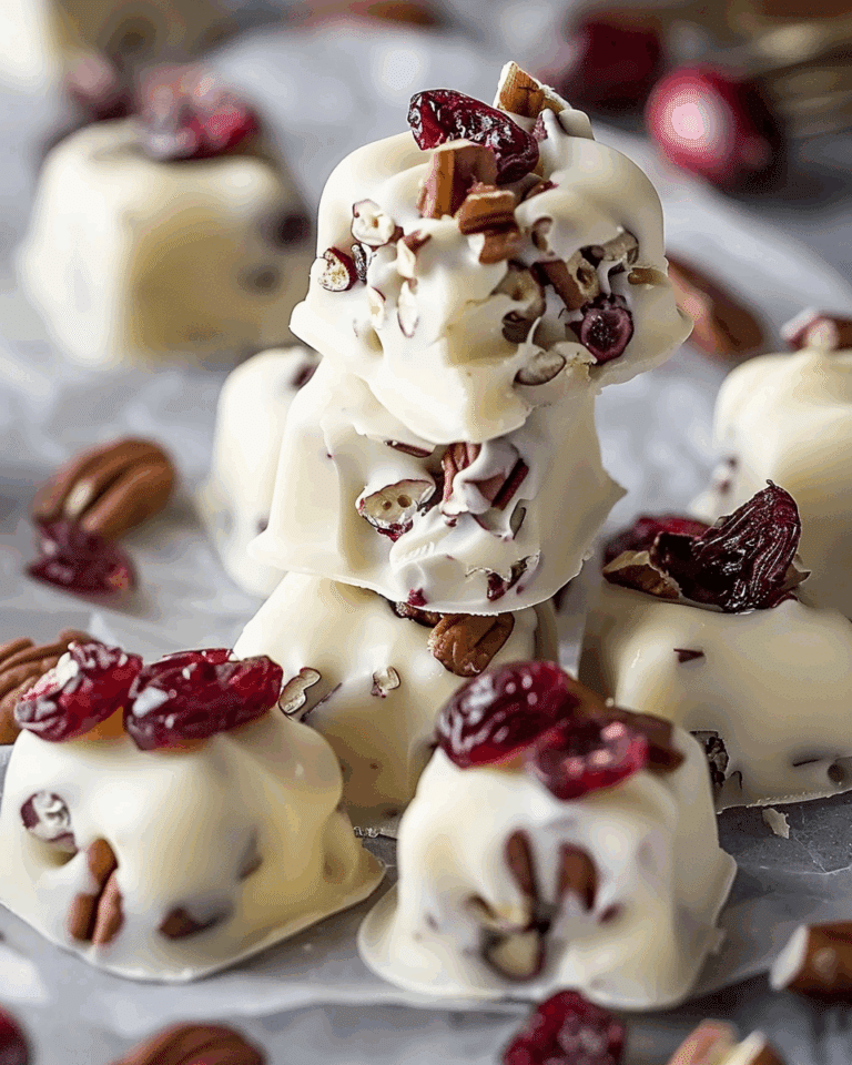 White Chocolate Cranberry Pecan Clusters