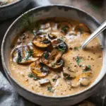 Creamy Hungarian Mushroom Soup