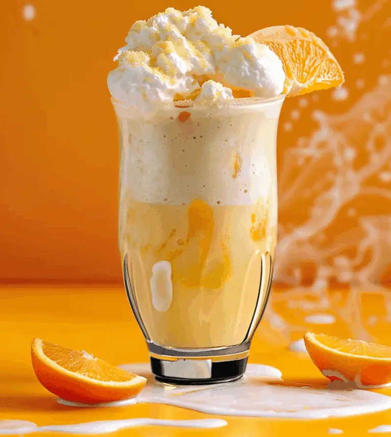 Boozy Creamsicle Float