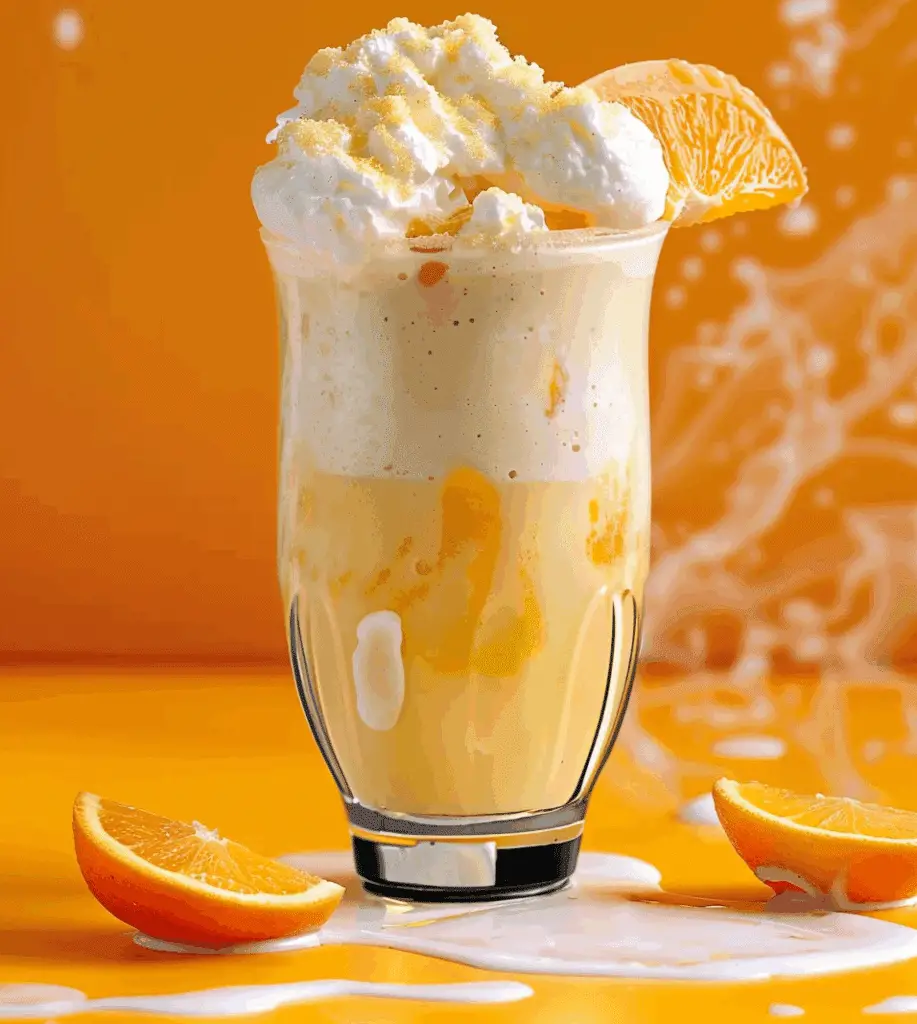 Boozy Creamsicle Float