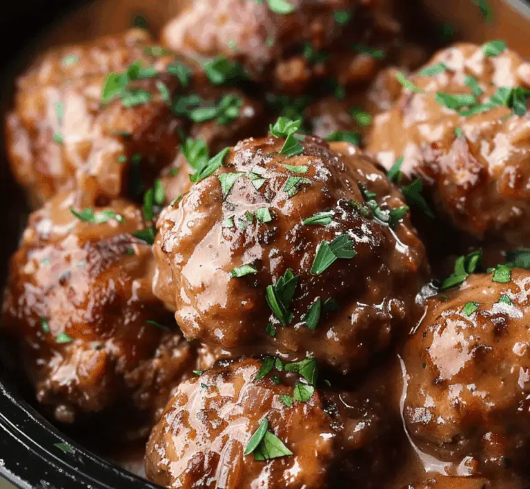 Crockpot Swedish Meatballs