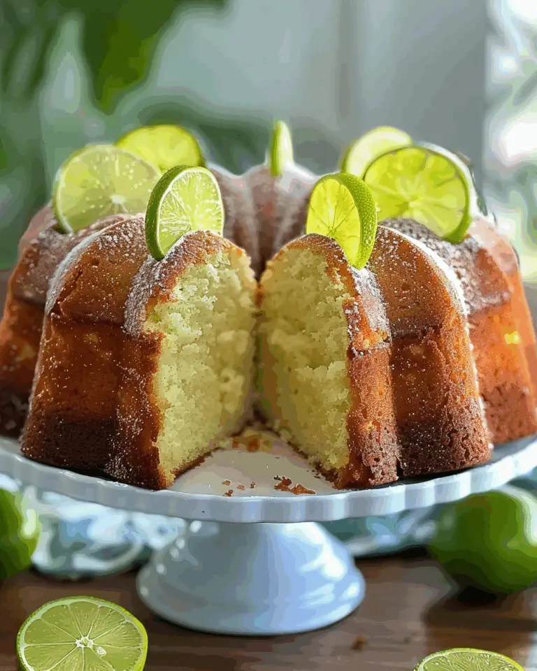 Moist & Tangy Key Lime Pound Cake