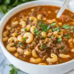 Beef Macaroni Soup