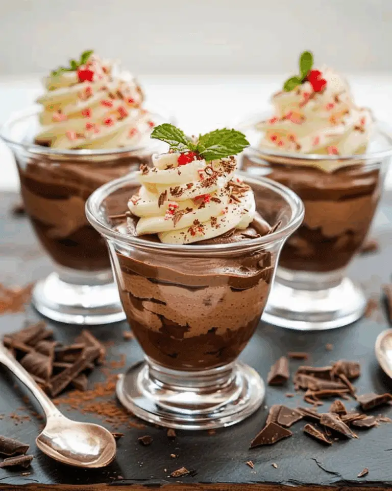 Peppermint Chocolate Mousse