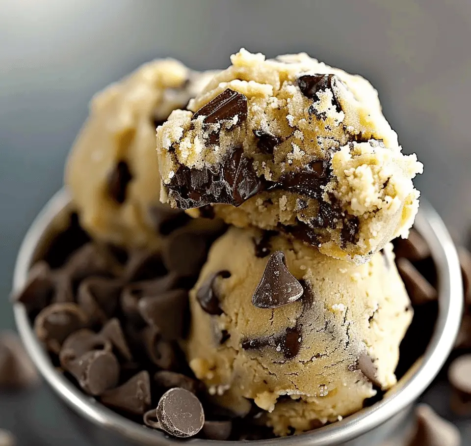 Edible Chocolate Chip Cookie Dough