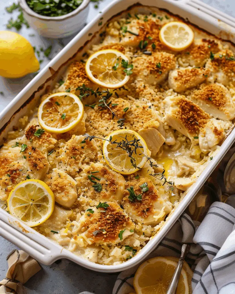 Lemon Chicken Casserole