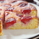 Strawberry Upside Down Ricotta Cake