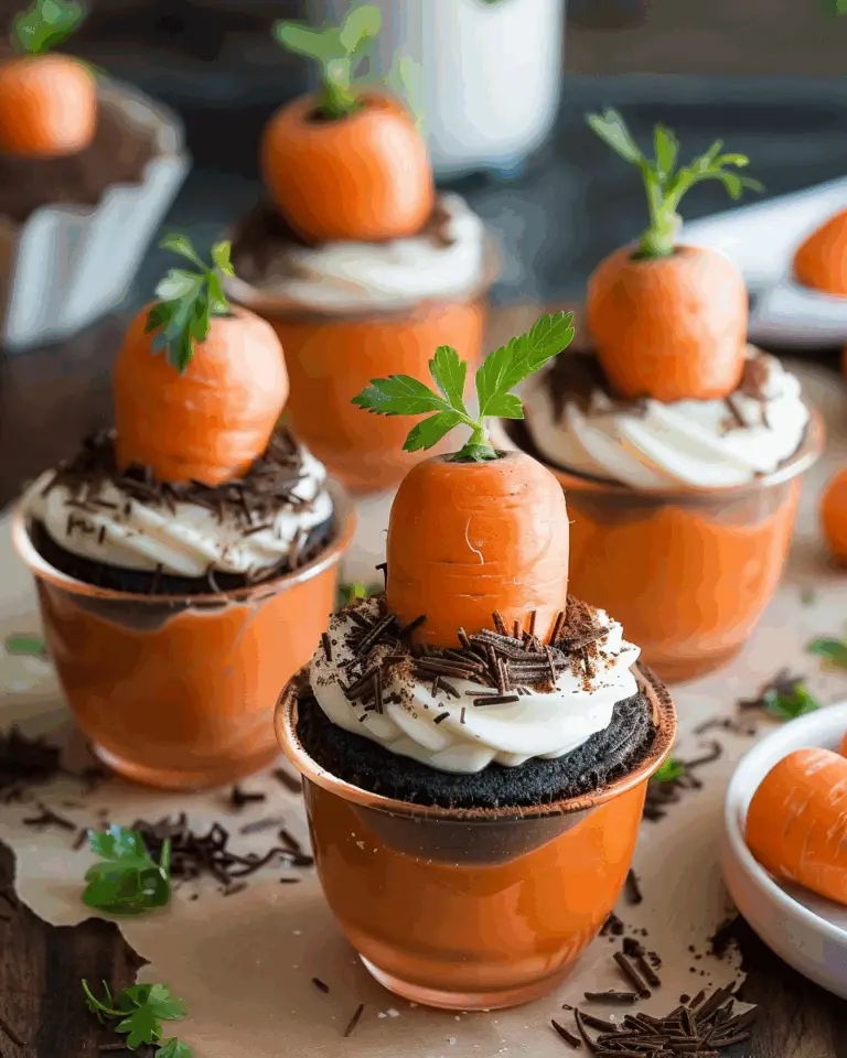 Carrot Patch Dirt Cups