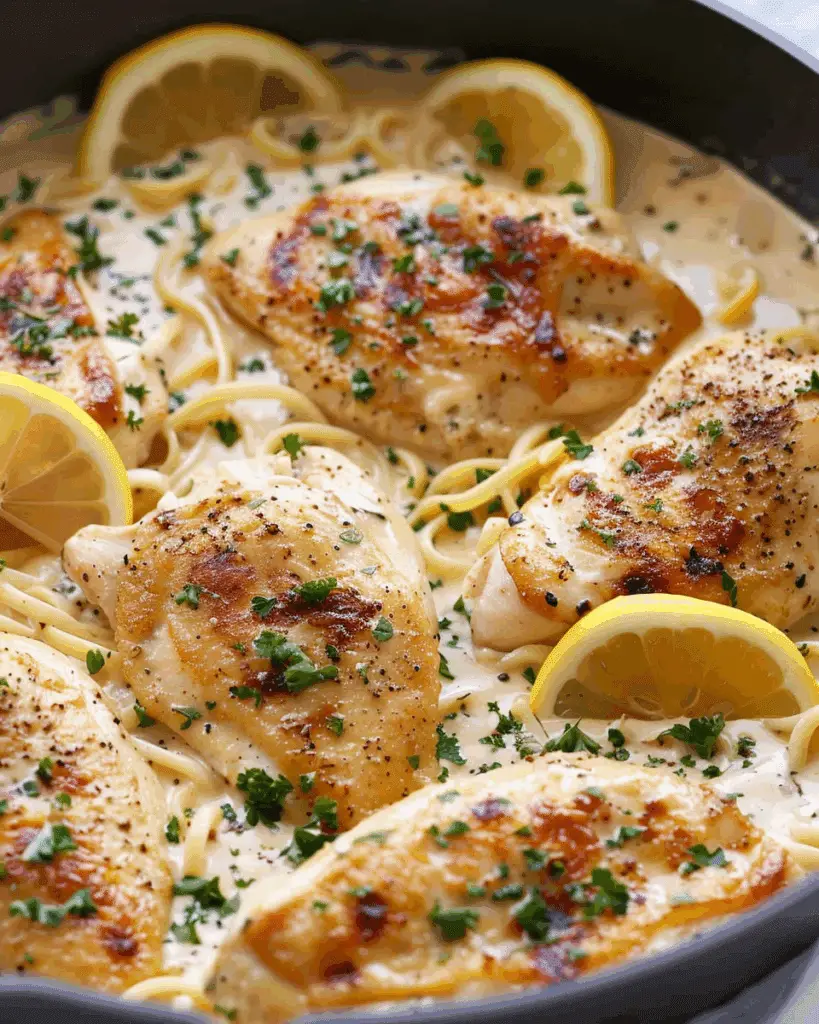 Creamy Lemon Parmesan Chicken