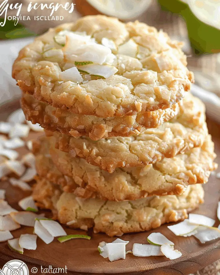 Key Lime Coconut White Chocolate Chip Cookies