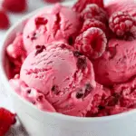 5-Minute Raspberry Frozen Yogurt