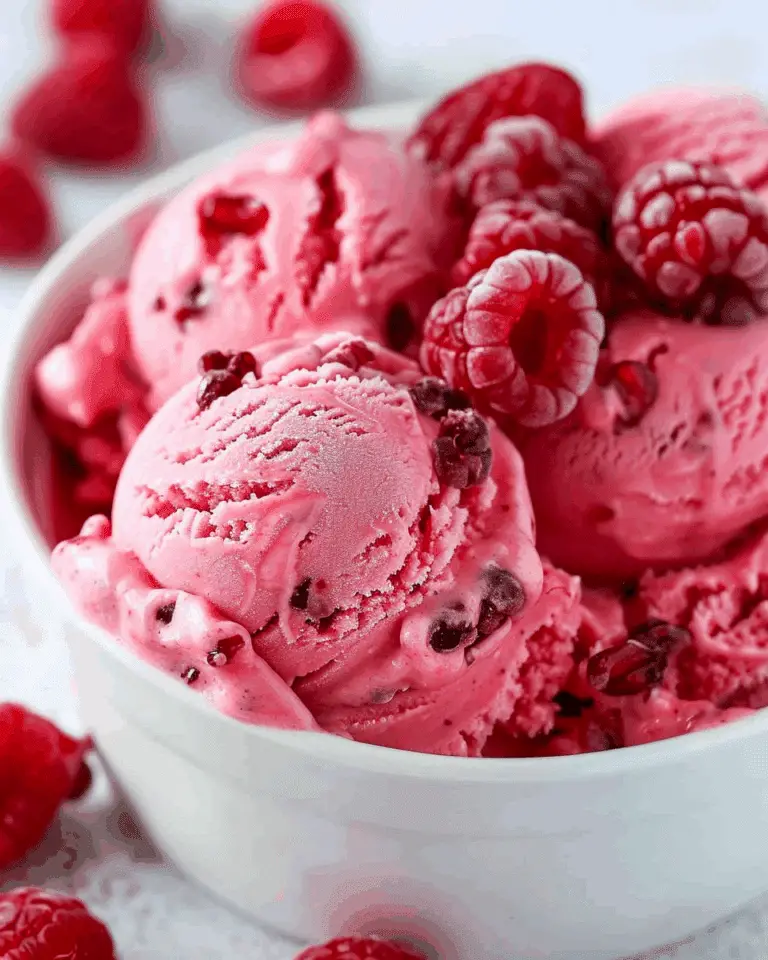 5-Minute Raspberry Frozen Yogurt