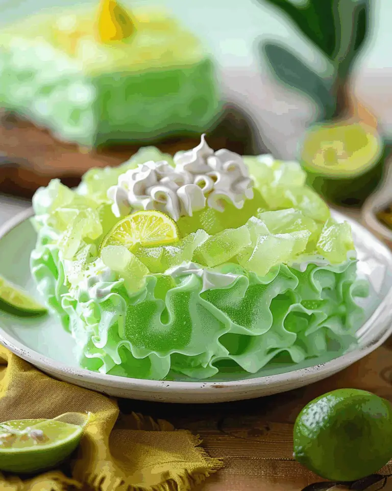 Fluffy Lime Jello Salad