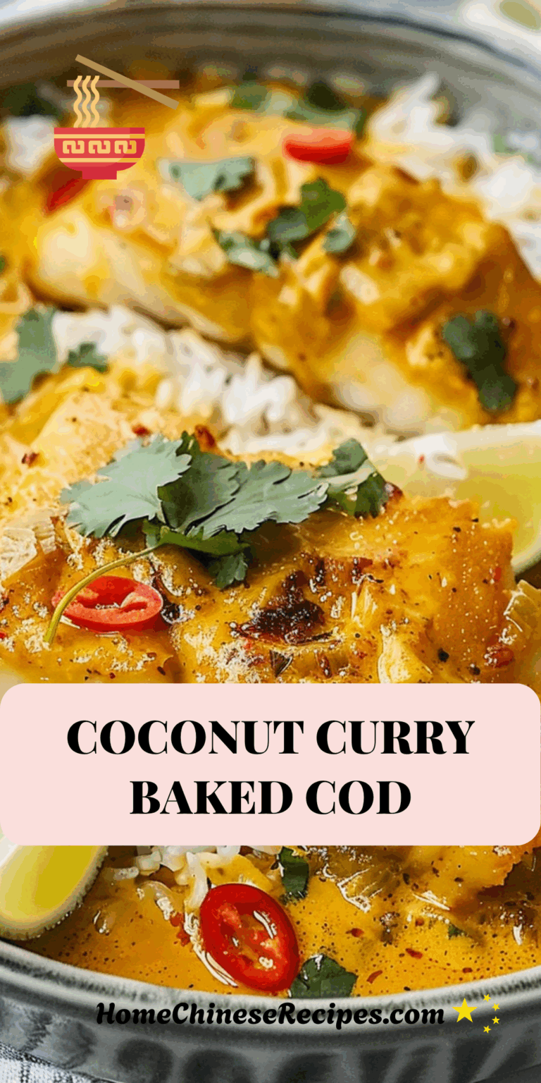 Coconut Curry Baked Cod
