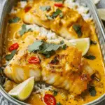 Coconut Curry Baked Cod